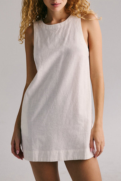 Exceptionally Pristine Open Back Sleeveless Mini Dress - 3 Colors