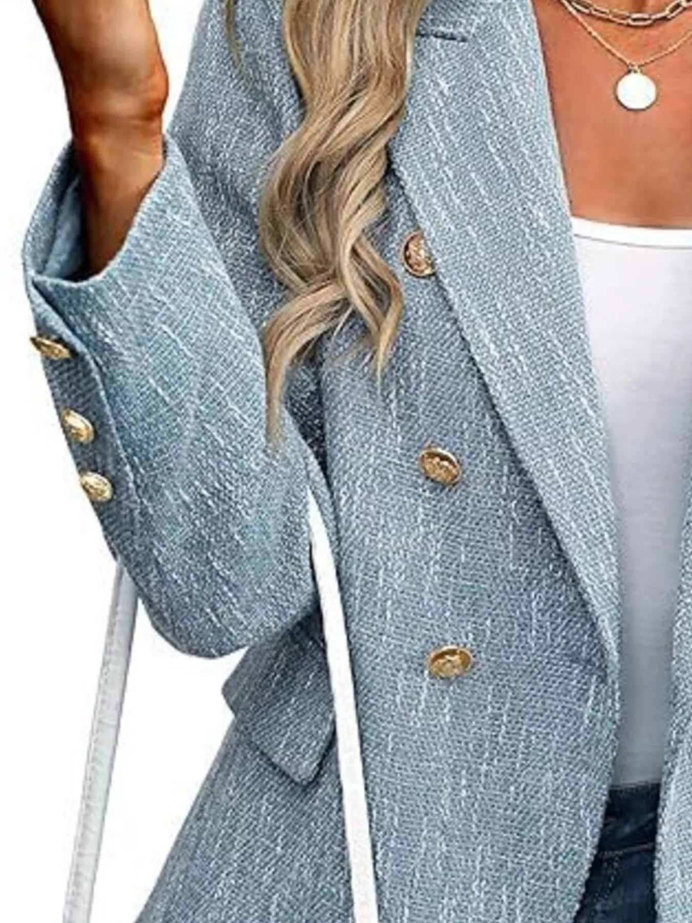 Chic Command Double-Breasted Blazer