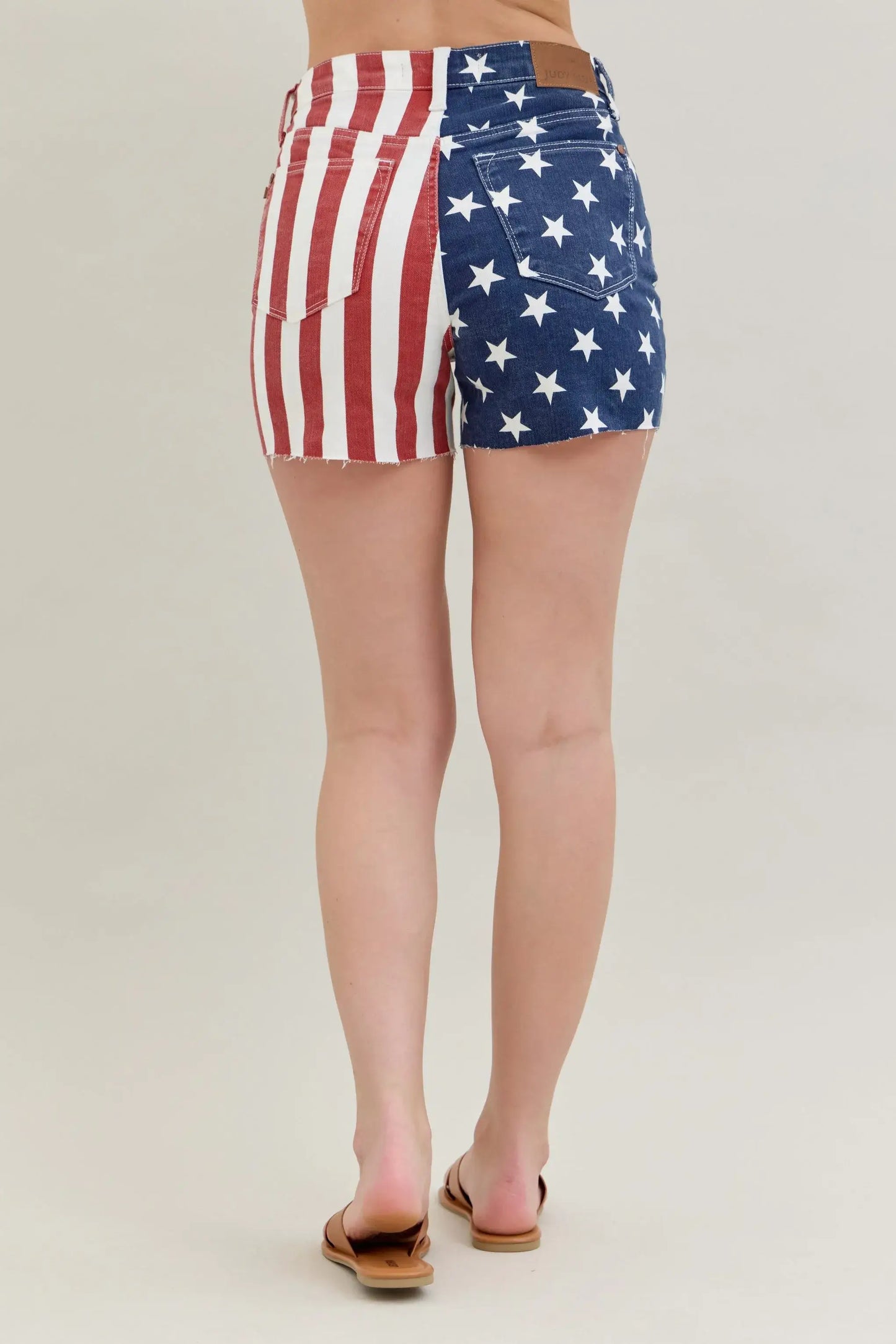 American Patriot High Waist Shorts Size Inclusive (S to 3XL)