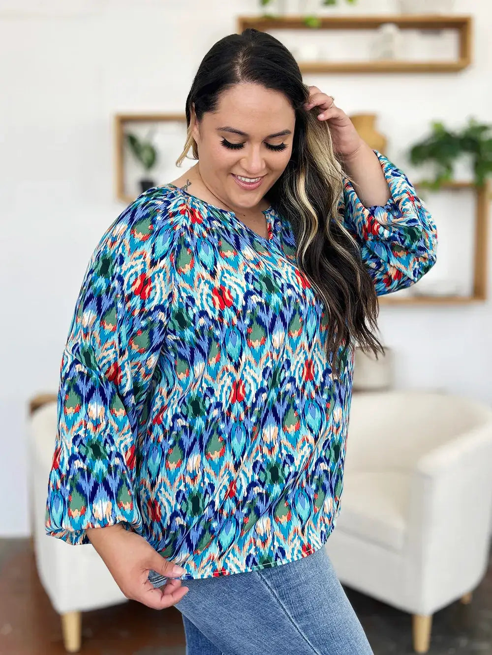Swageye Electric Bloom Blouse