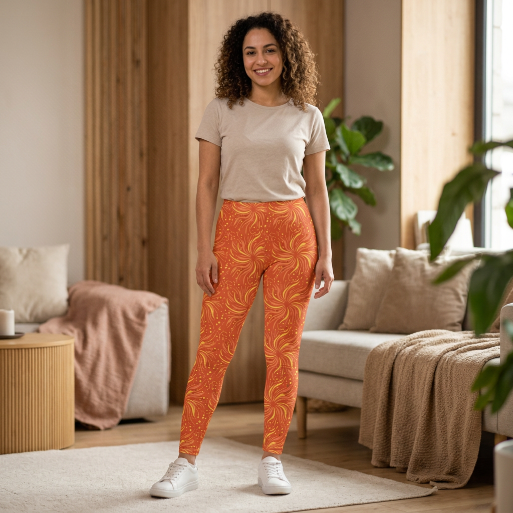 Swageye Sun-Kissed Leo Constellation Leggings