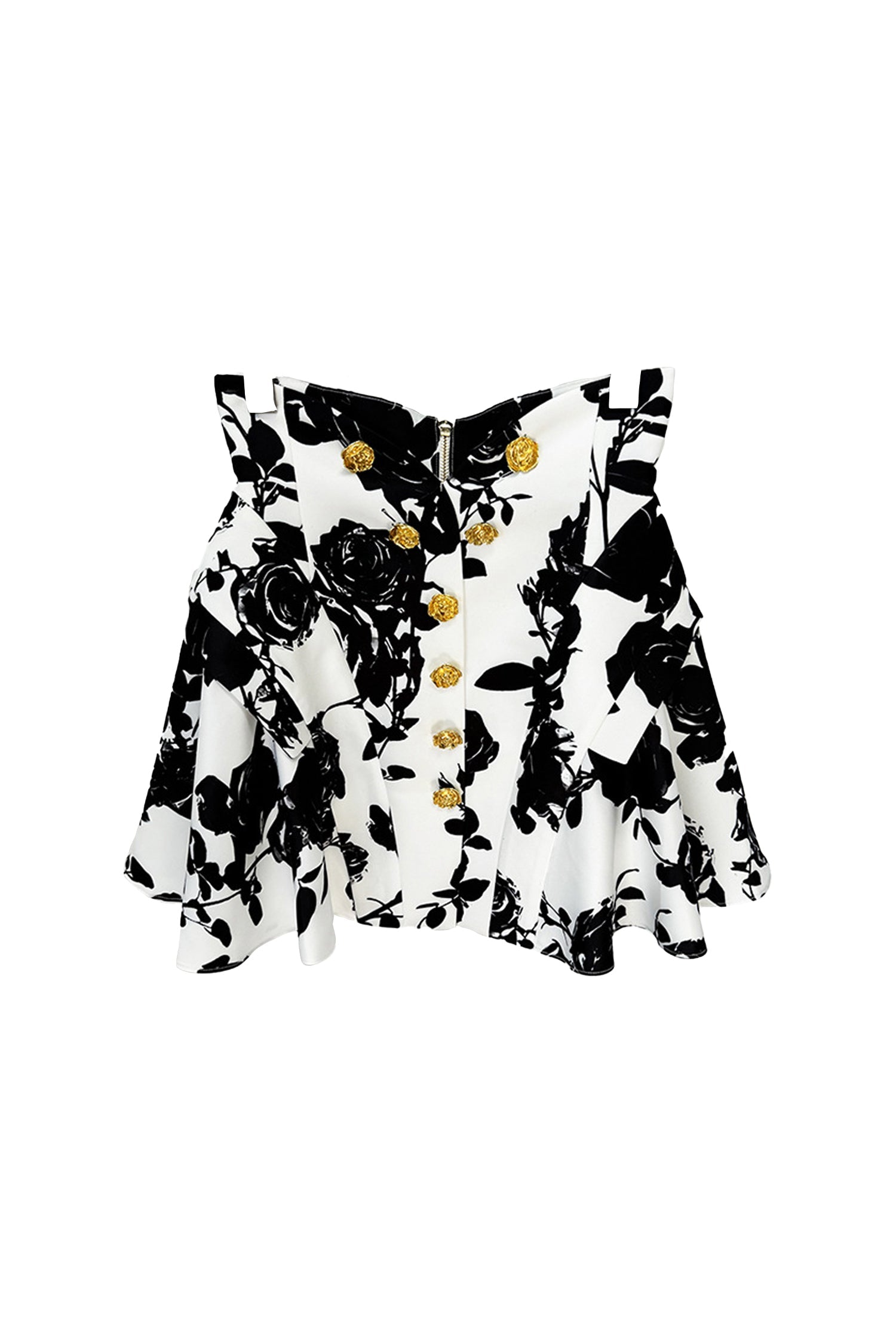 Caprice Rose Print Shirt & Skirt Set