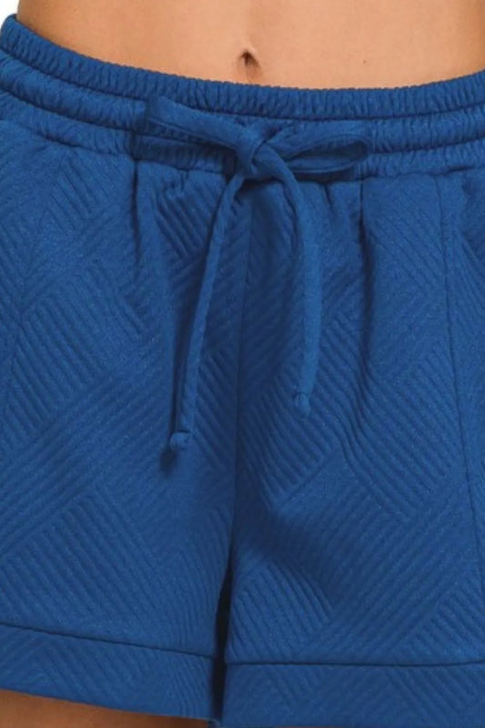 Signature Texture Drawstring Shorts