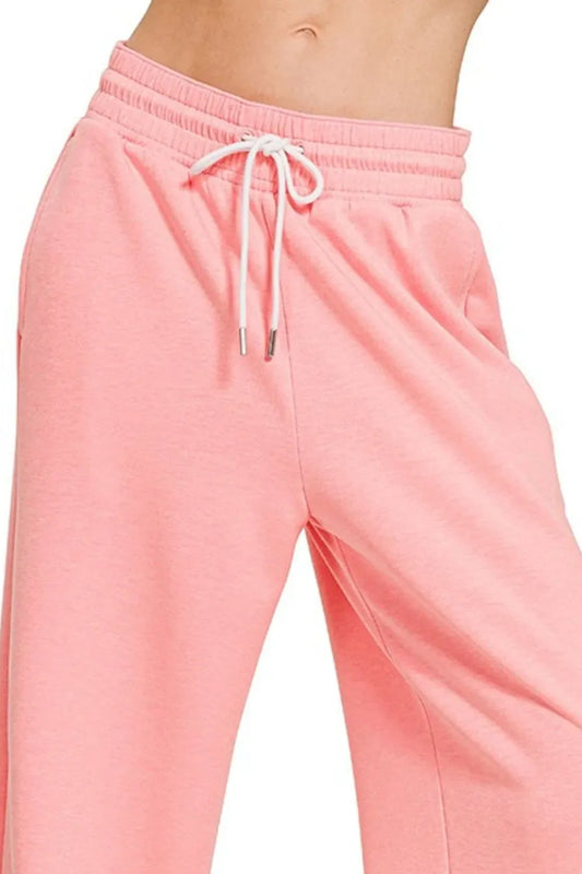 Comfy Scuba Lounge Pants – Pink