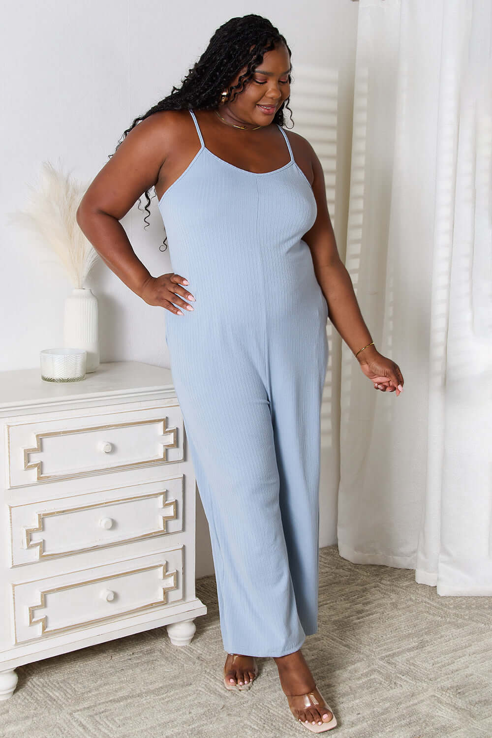 Swageye Full Size Easy Glam Jumpsuit