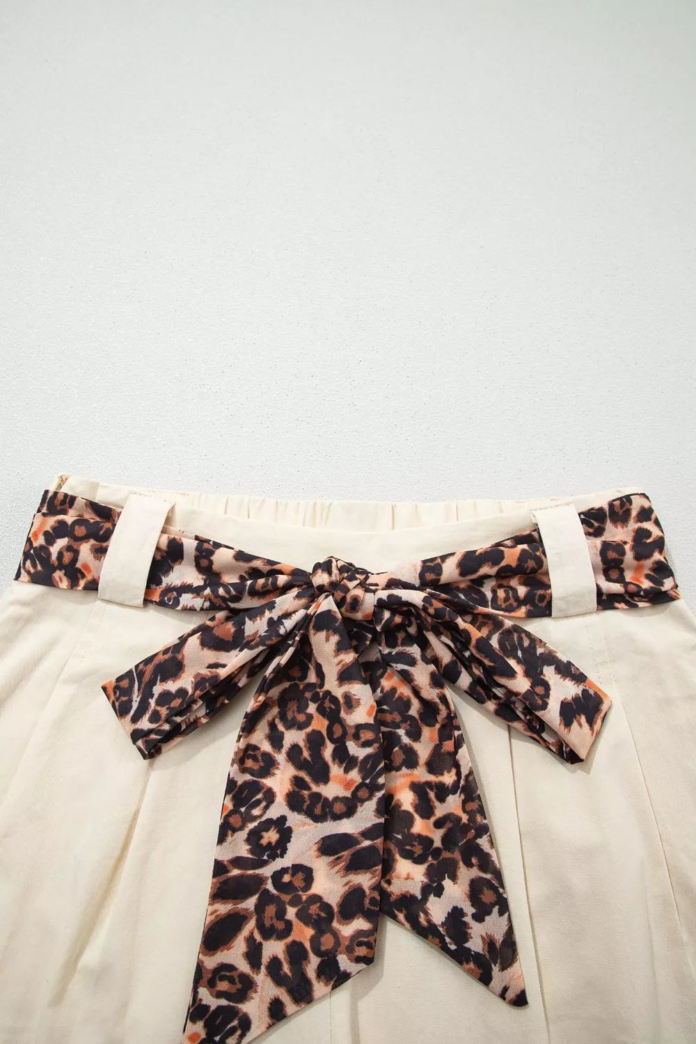 Tailored Pleated Shorts High Waisted