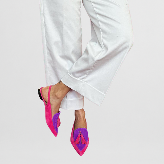 Juliette | Pom Pom Slingbacks