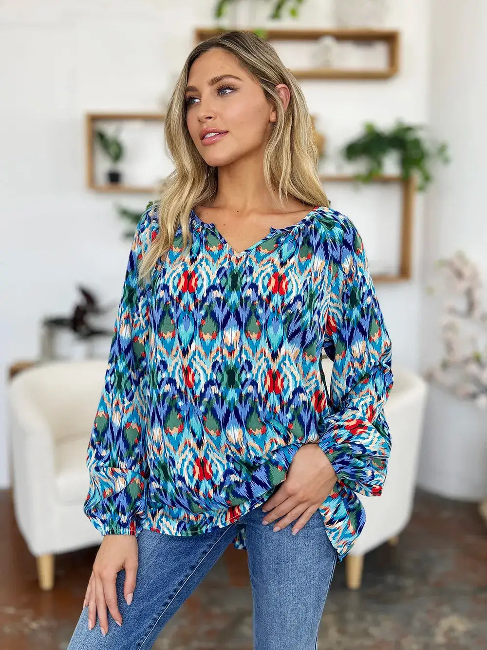Swageye Electric Bloom Blouse