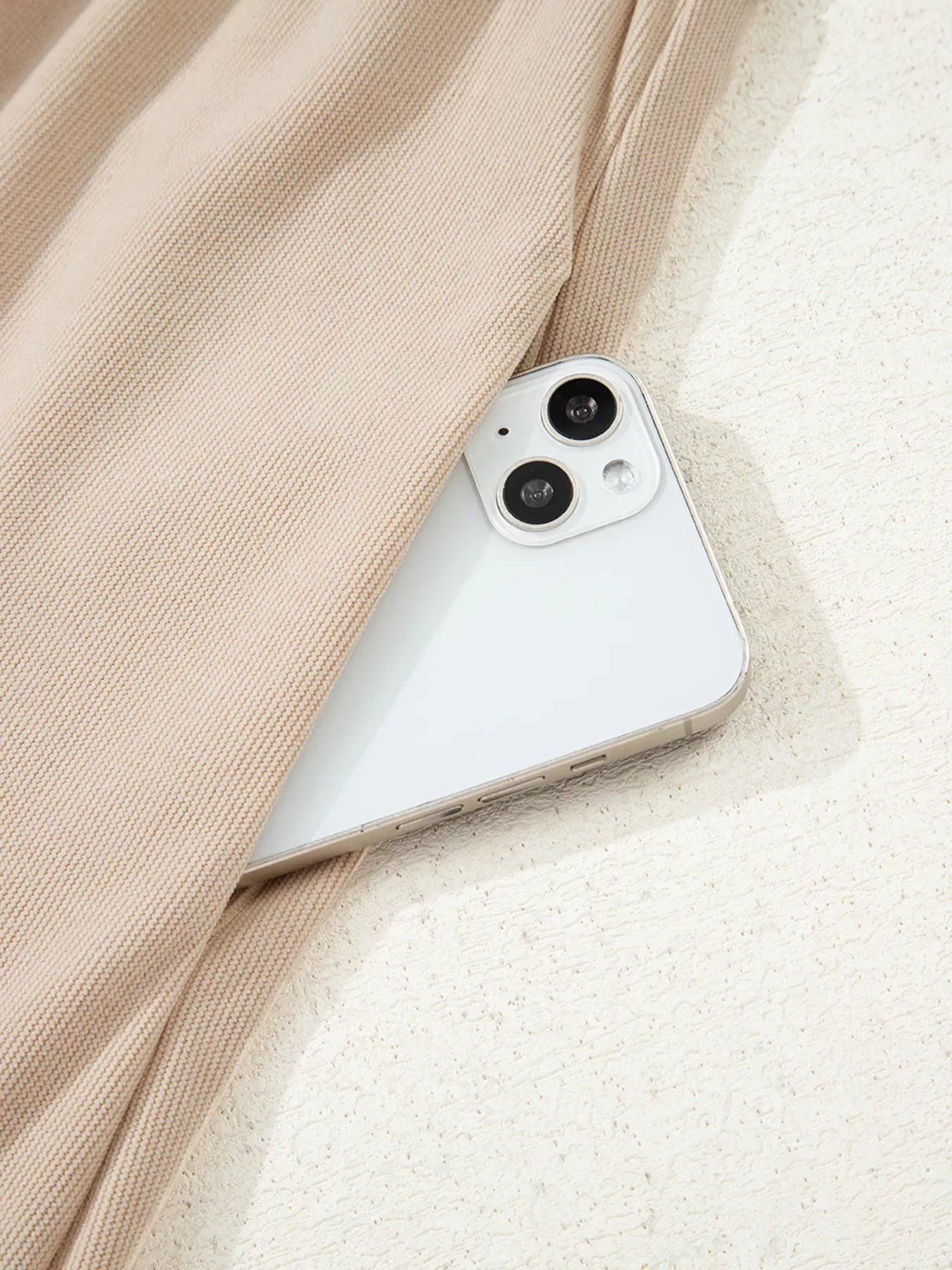 Corduroy Half Button Collared Long Sleeve Mini Dress