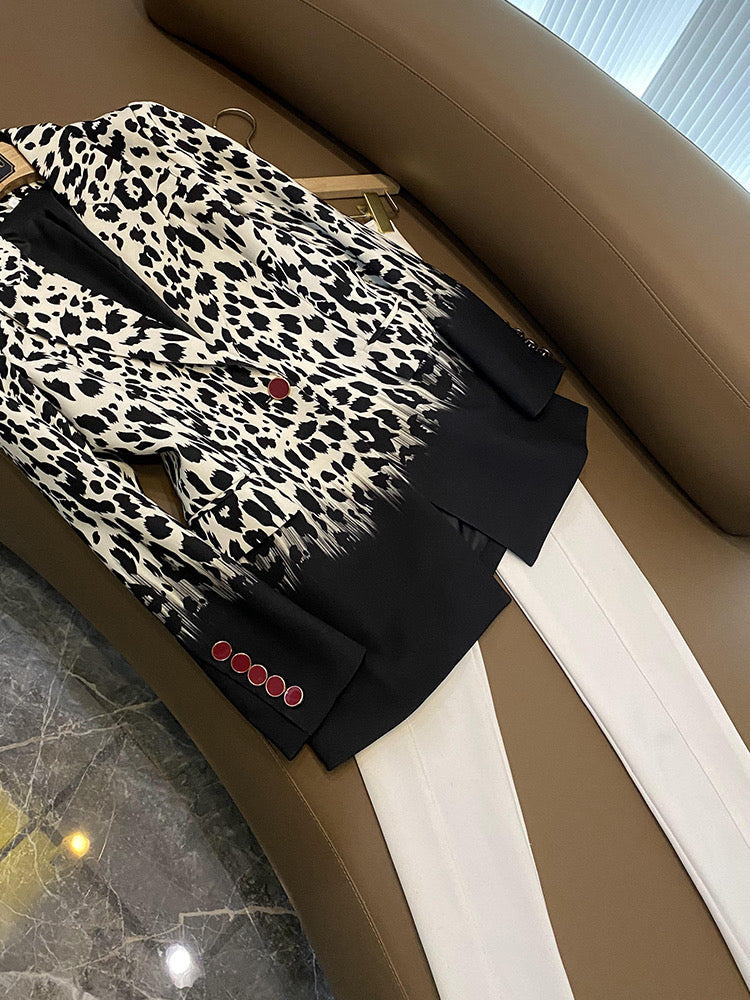 Shadia Zebra blazer