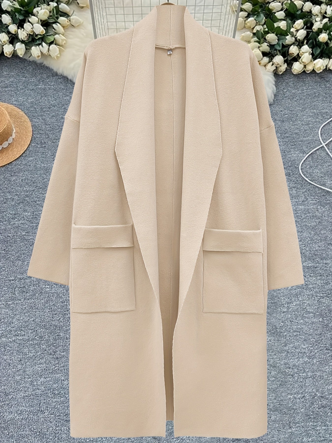 Eliza™ – Oversized V-Neck Coatigan