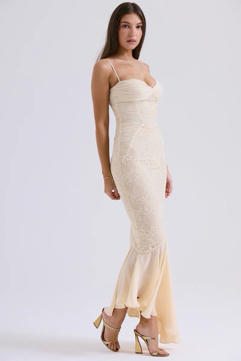 Felicia lace maxi dress