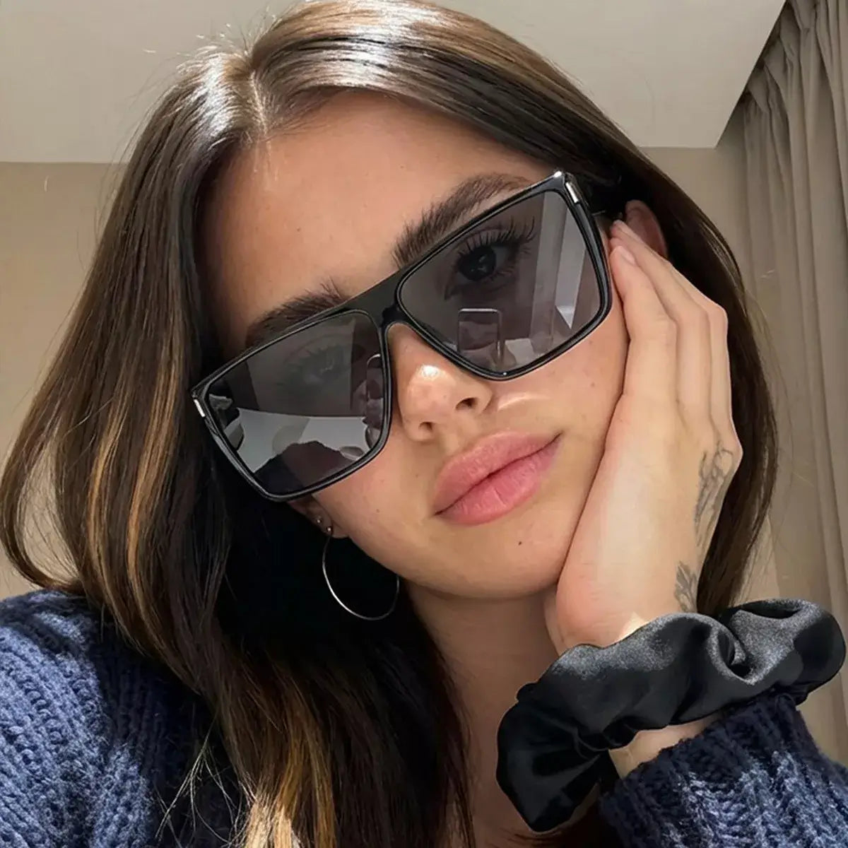 Oversized Square Sunglasses