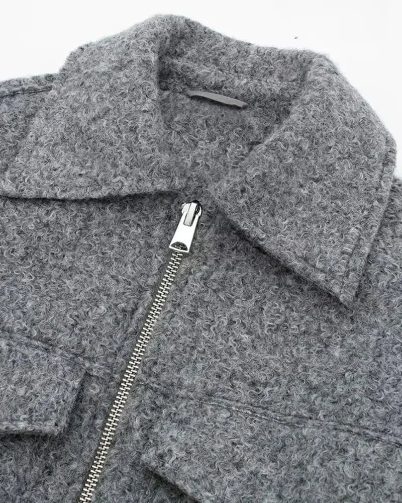 Women's Oversized Cropped Zip Jacket SOPHIE