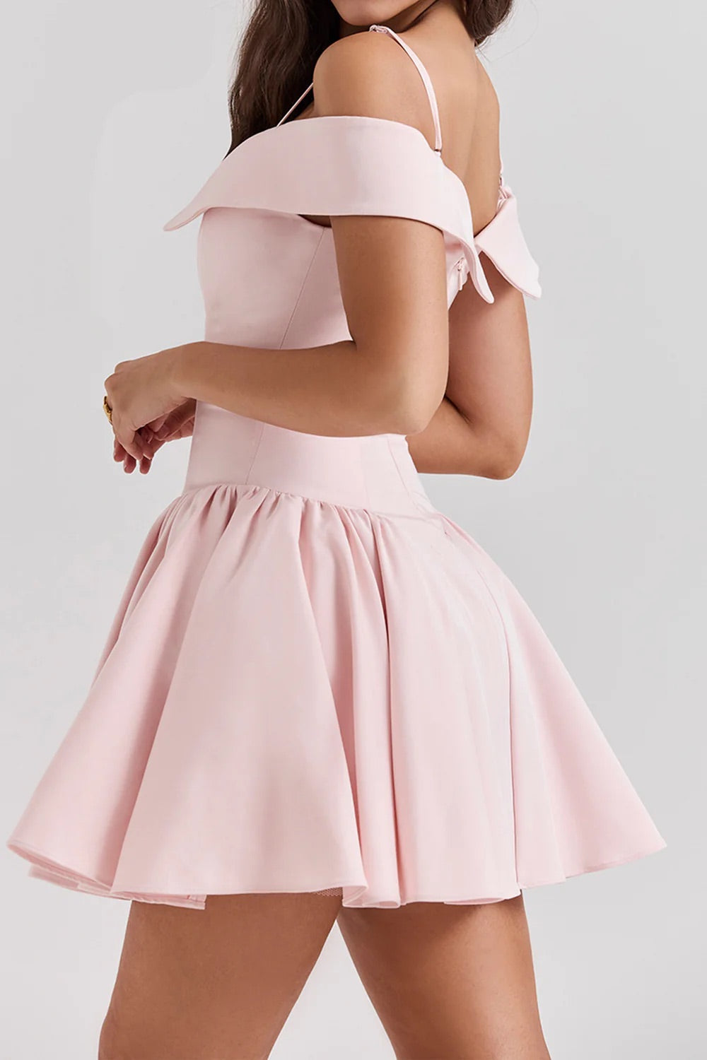 Elsa flare mini dress
