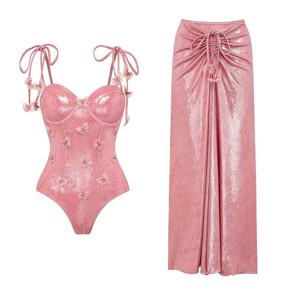 Papillon butterfly Shimmer Swim Set