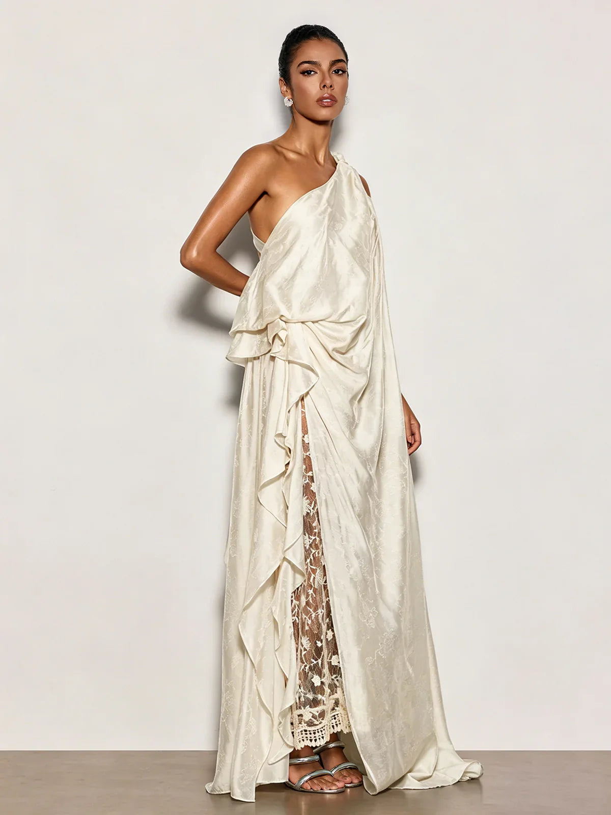 Celeste Drape Goddess Gown