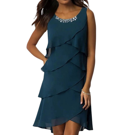 Grace | Tiered Cocktail Dress
