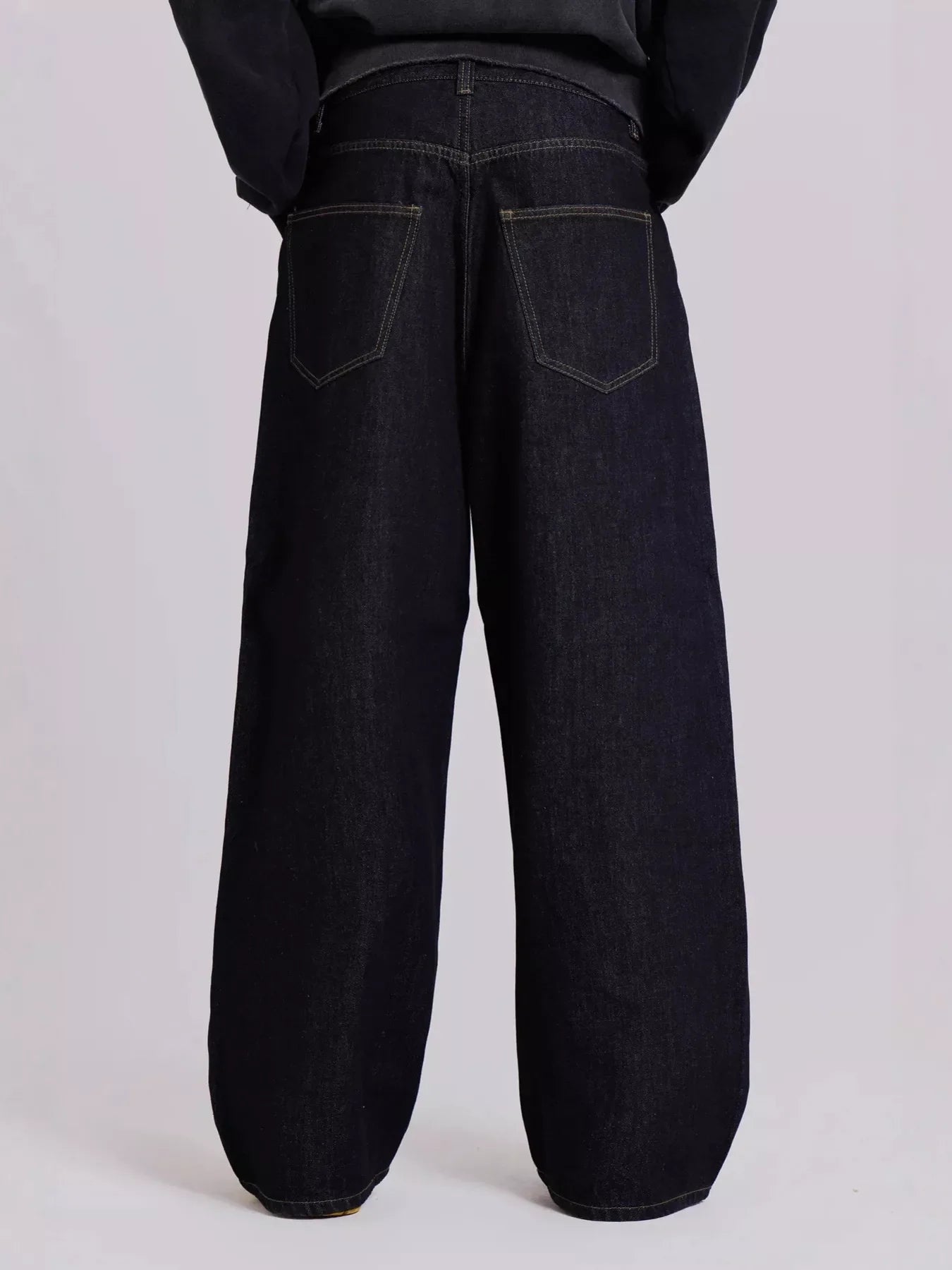 Letter Wide Leg Jeans