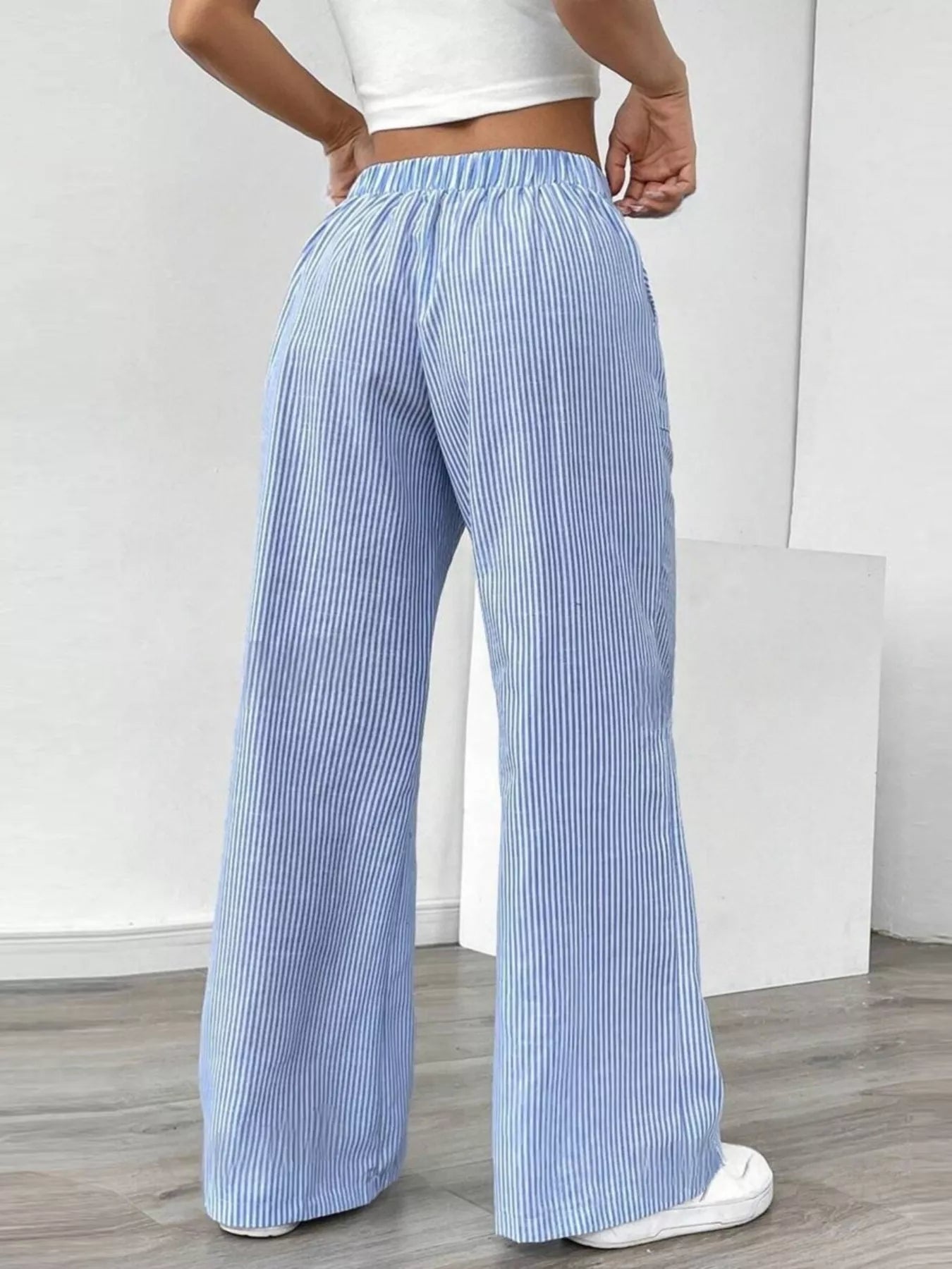 Striped Wide Leg Pants