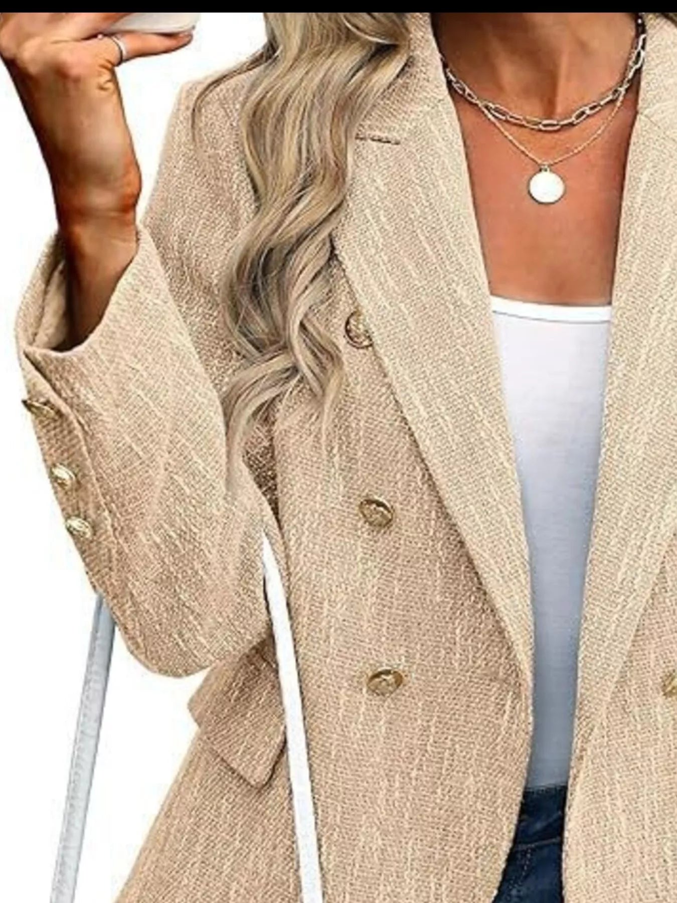 Chic Command Double-Breasted Blazer