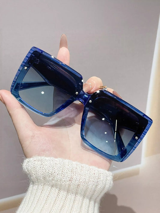 Oversized Square Sunglasses UV400 | Lightweight PC Frame