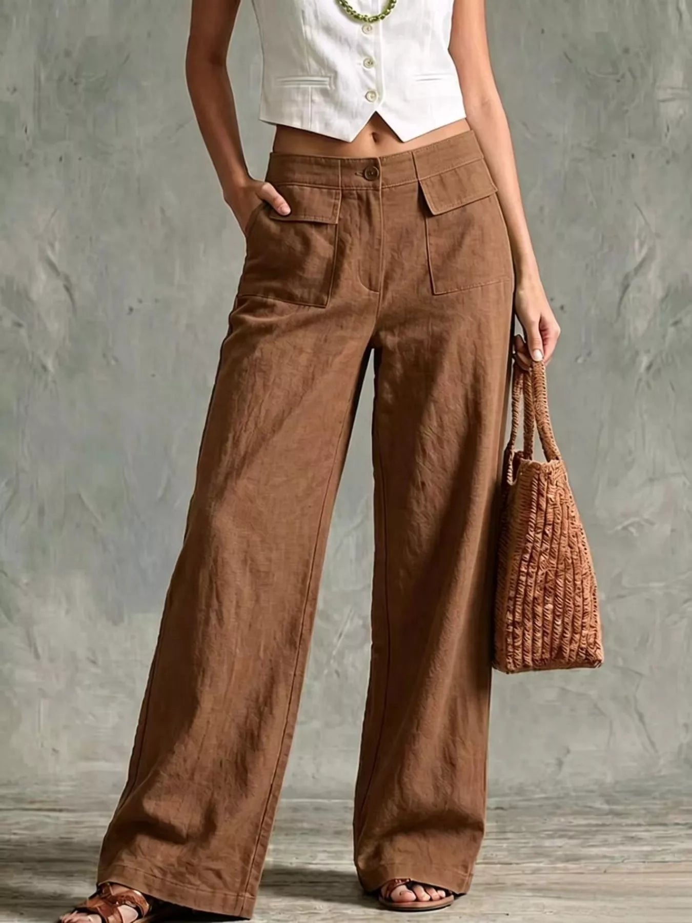 Wide Leg Pants - Size Inclusive