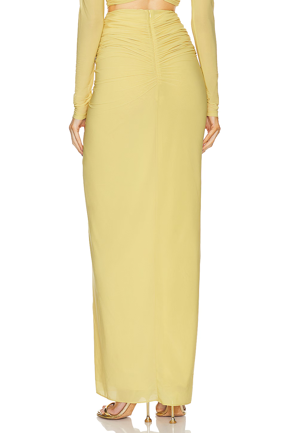 Soleil Cut-Out Yellow Draped Set size XS