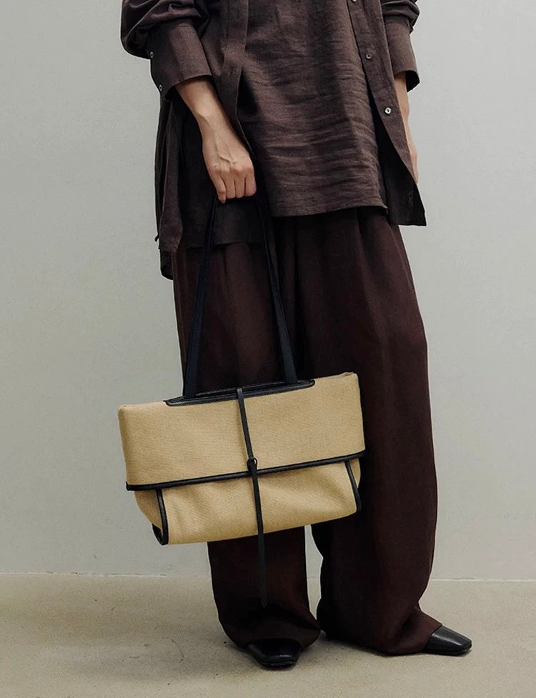 Riviera Fold Canvas Tote Bag