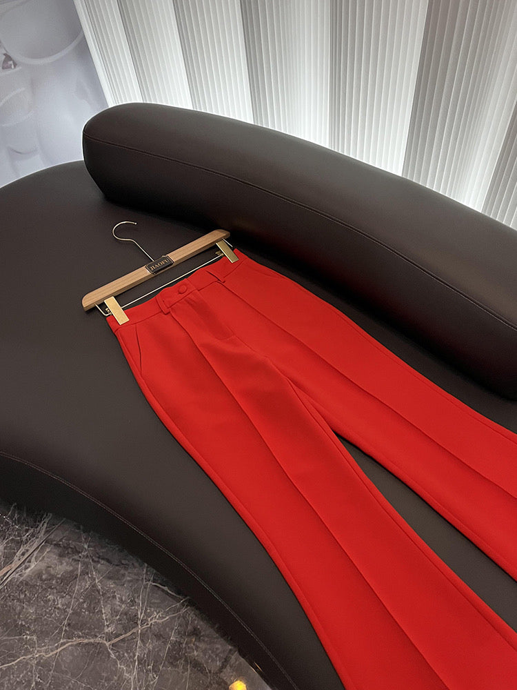 Red blazer/suit set