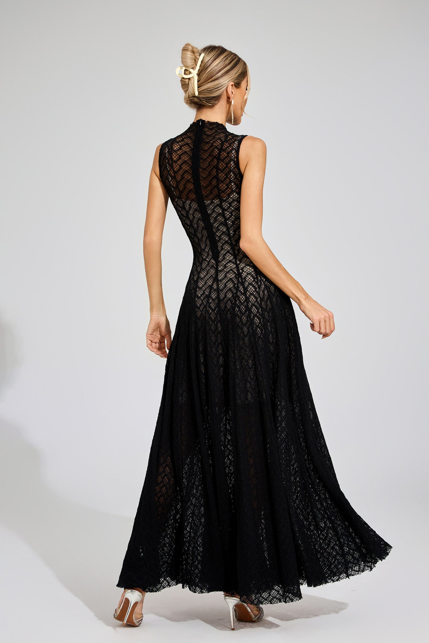 Margot Lace Illusion Gown