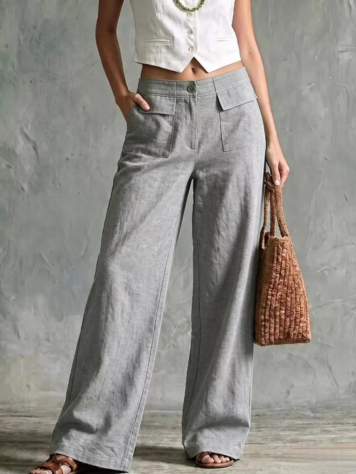 Wide Leg Pants - Size Inclusive