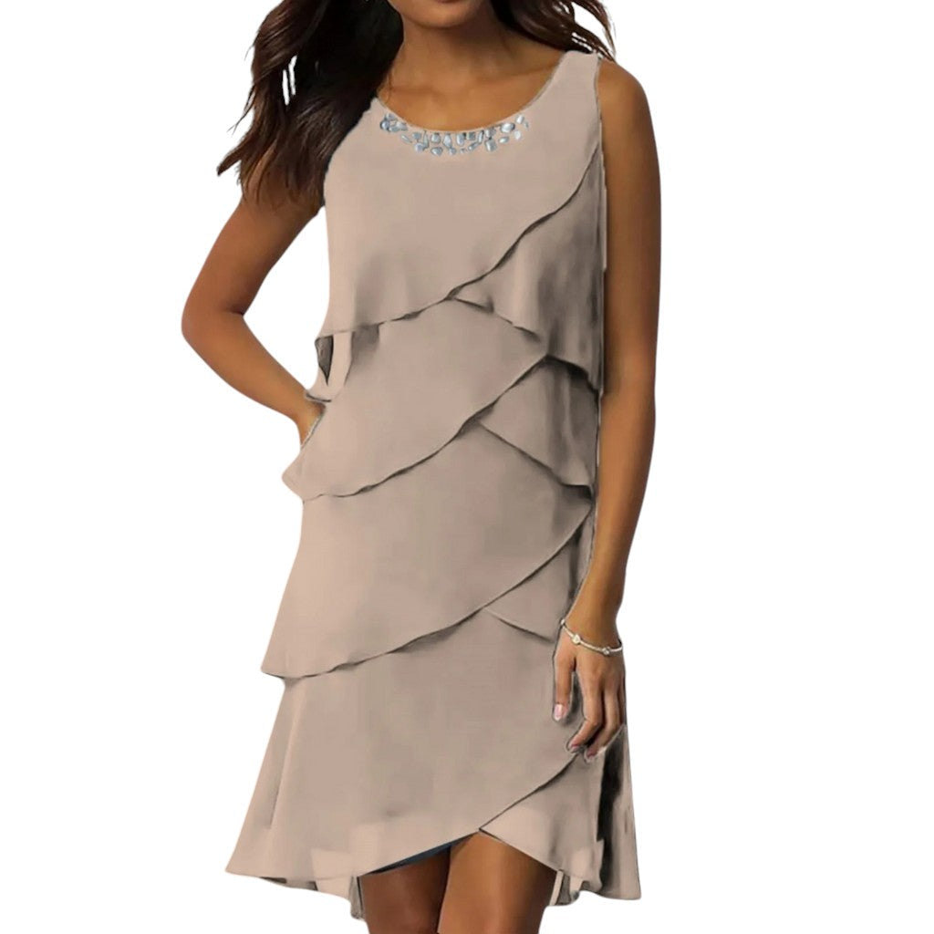 Grace | Tiered Cocktail Dress