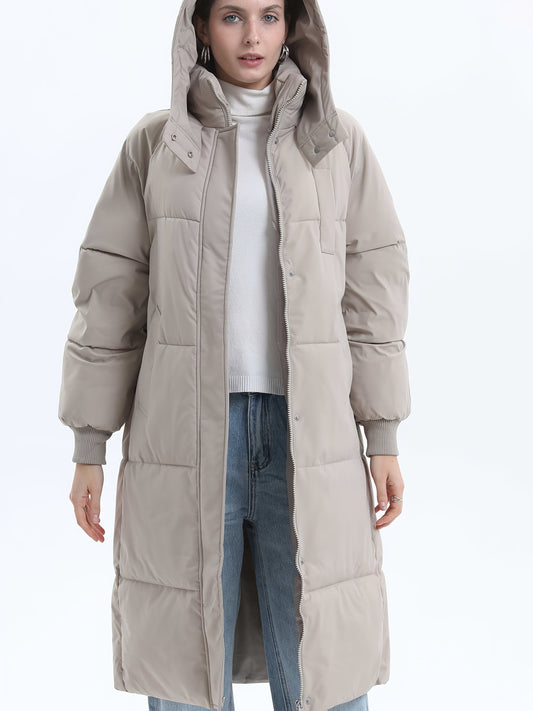 Eloise™ – Quilted Hooded Longline Puffer Coat