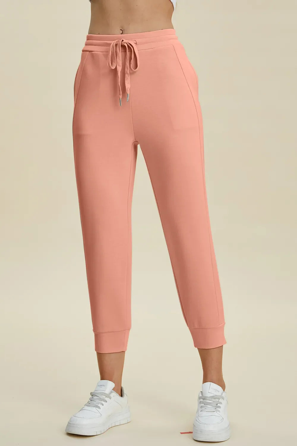 Comfy Air Scuba Drawstring High Waist Joggers