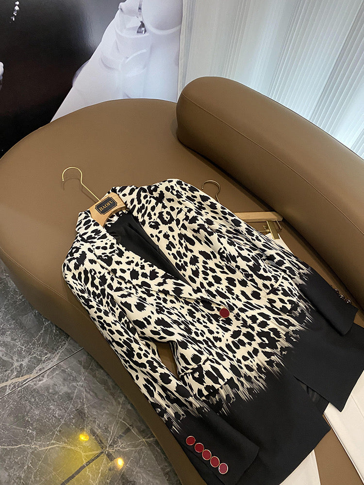 Shadia Zebra blazer