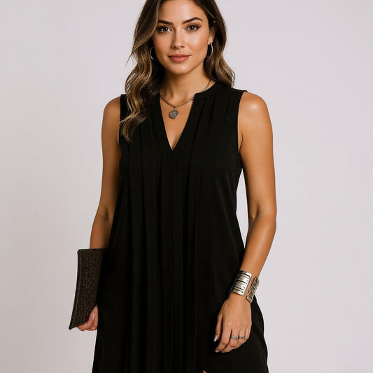 Vera™ | Robe élégante et flatteuse à col en V 