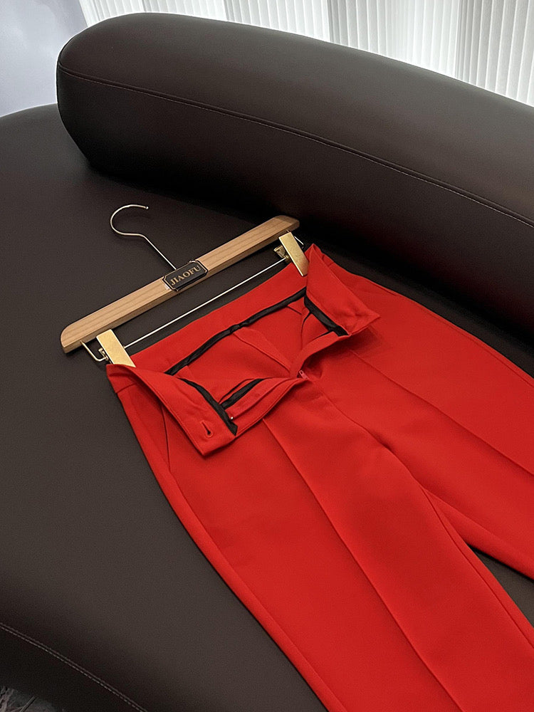 Red blazer/suit set