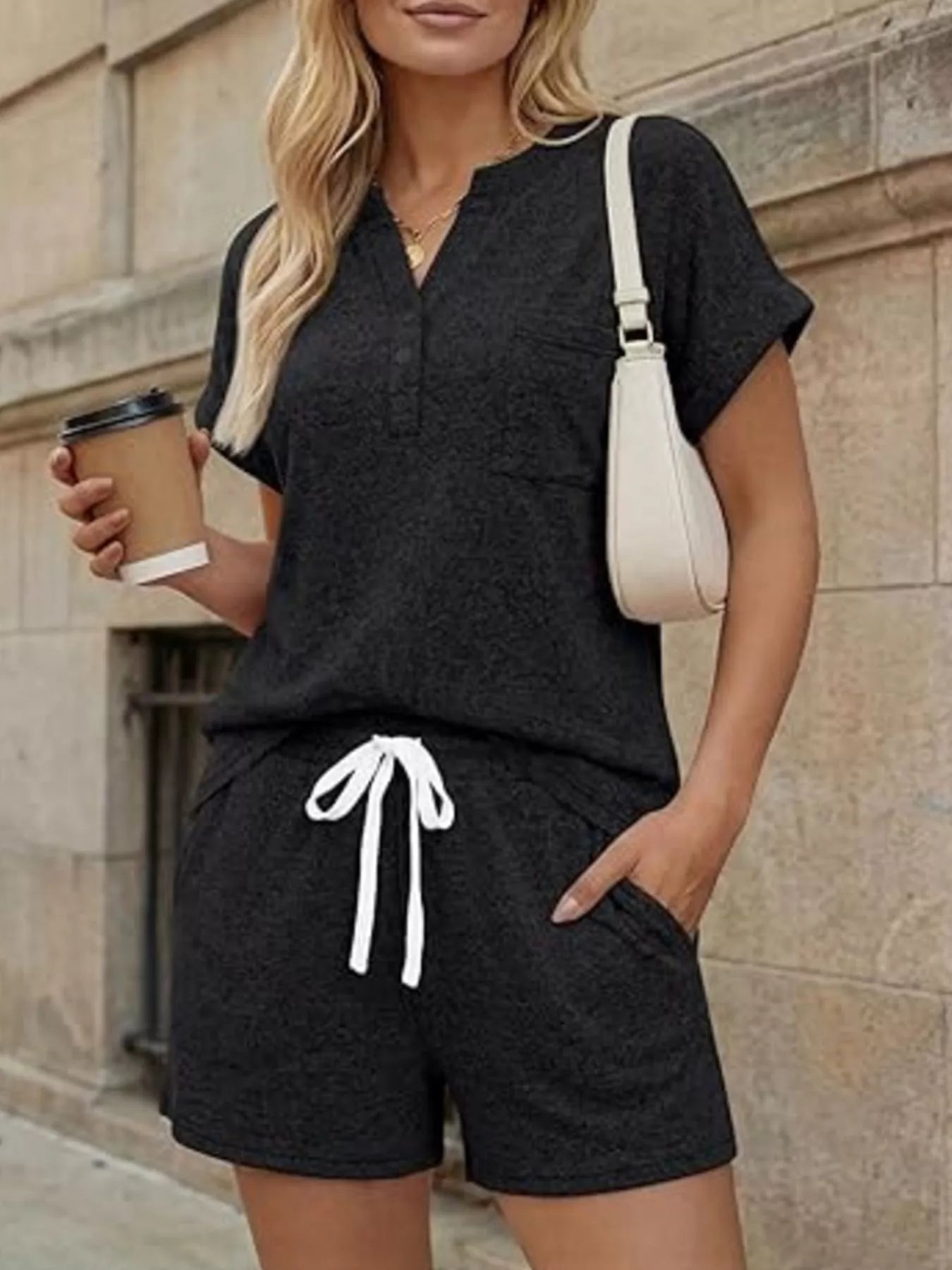 Matching Top and Shorts Set