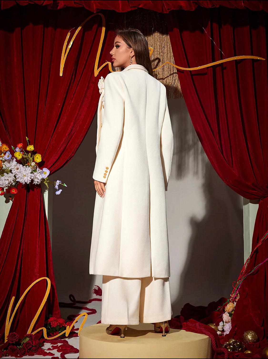 Jamila woolen coat