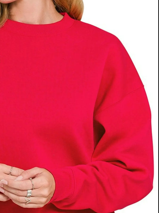 Cherry Crush Fleece Sweatshirt