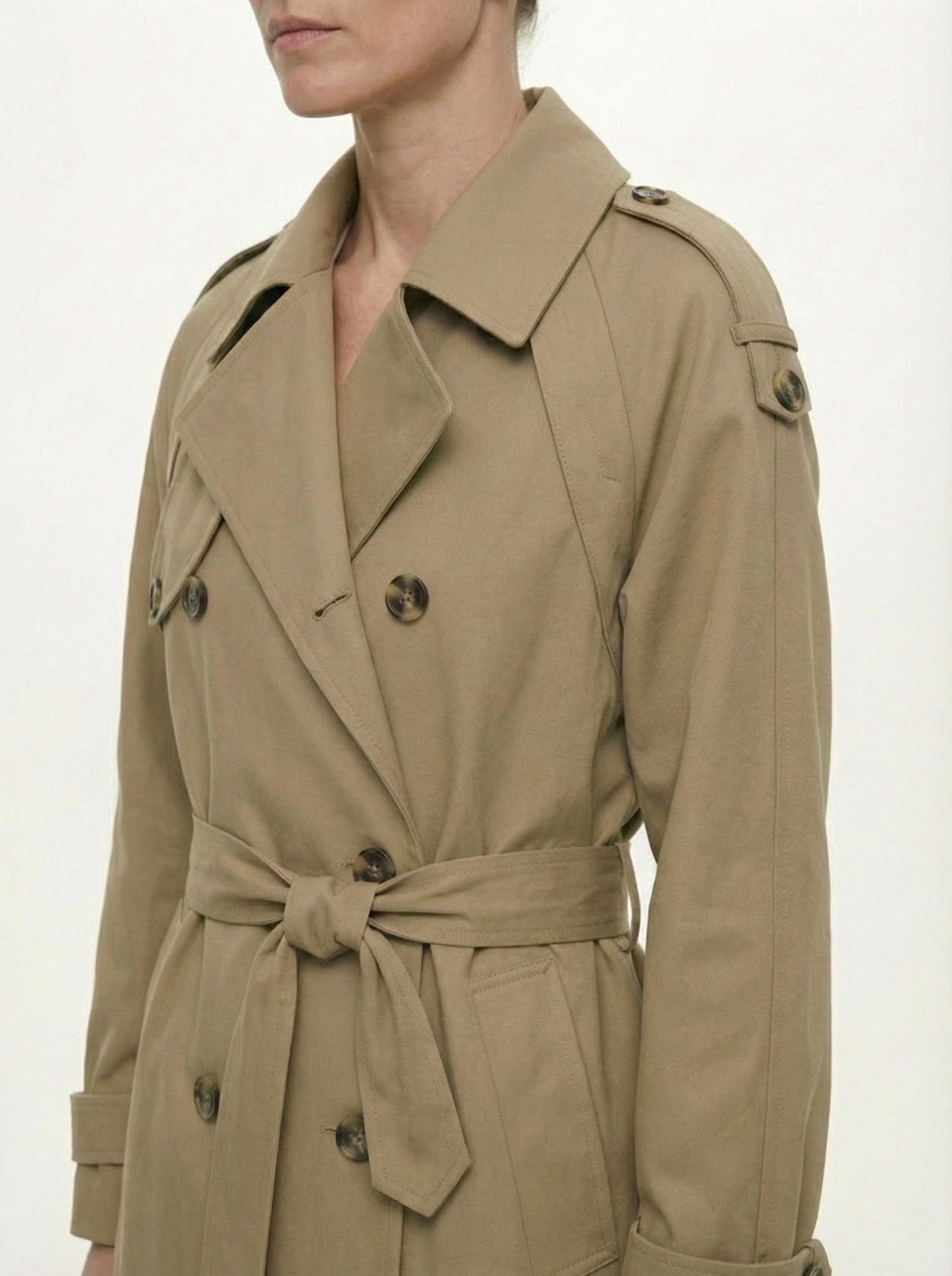 Myla | Classic Double-Breasted Trench Coat