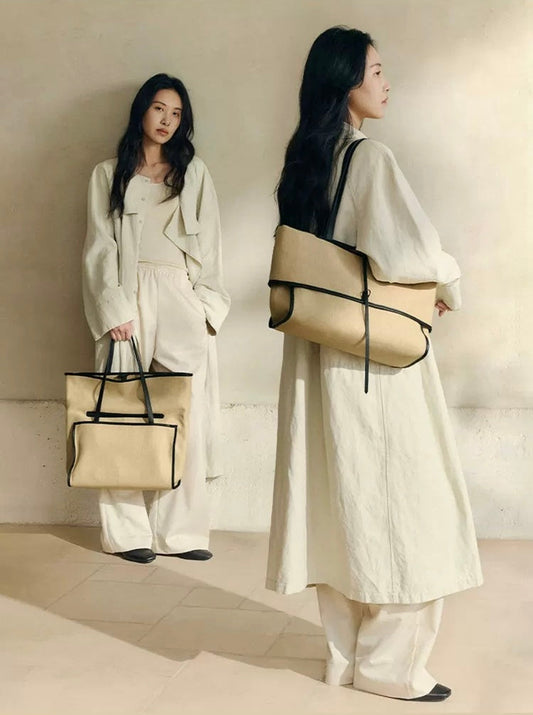 Riviera Fold Canvas Tote Bag