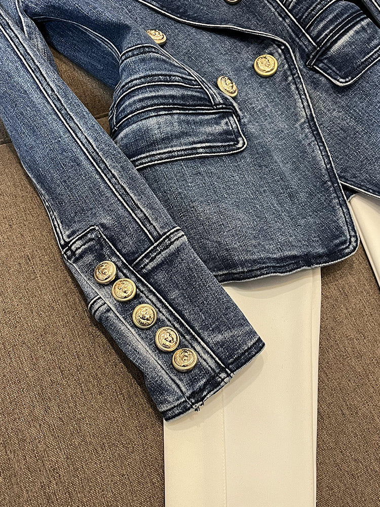 Yvonne Denim blazer