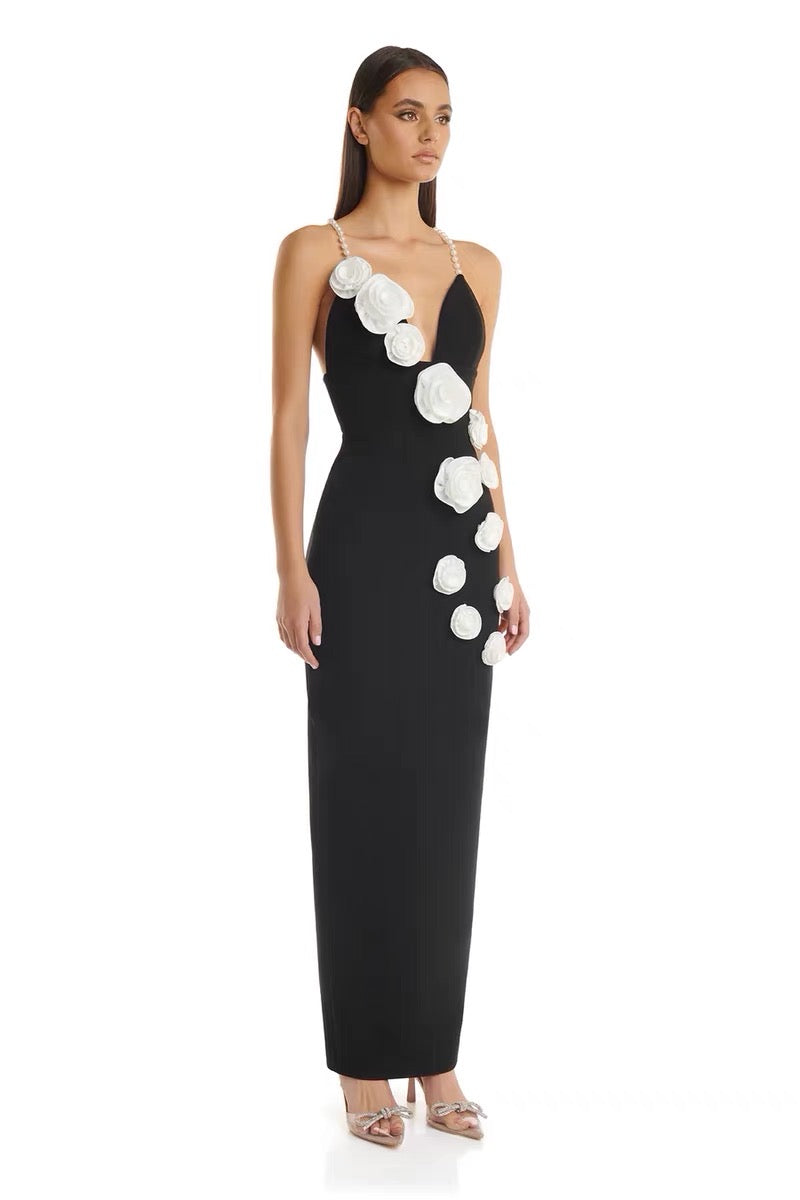 Gentille flower maxi dress
