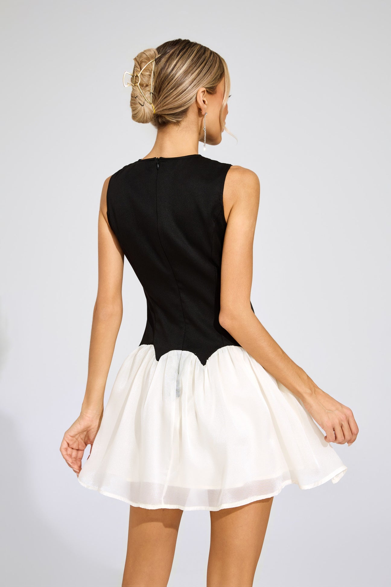 Margot Flower Blossom Mini Dress