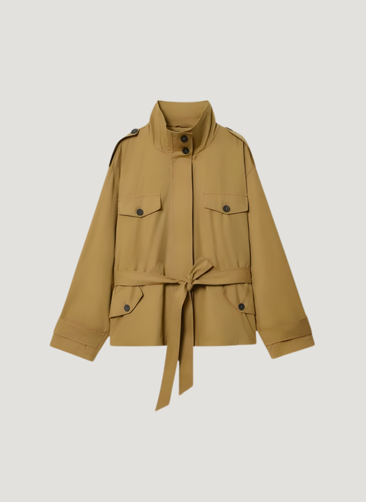 Freya | Belted Cotton Utility Trench