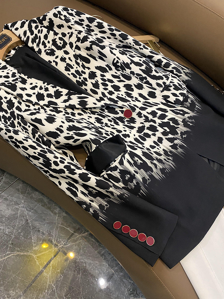 Shadia Zebra blazer