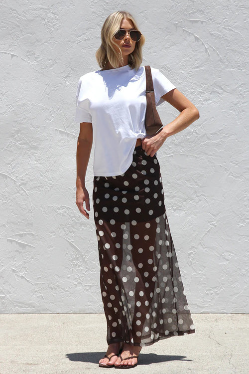 Subtle Sweetness Chiffon Maxi Skirt - 4 Colors