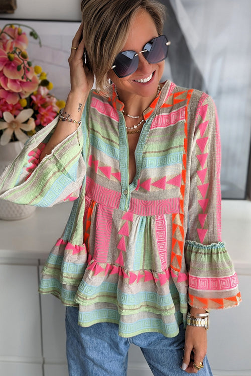 Perfected Sweetness Print Mini Dress